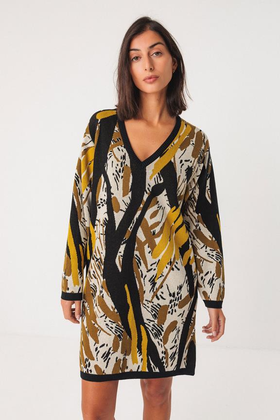 Strickkleid Aiza Mehrfarbig