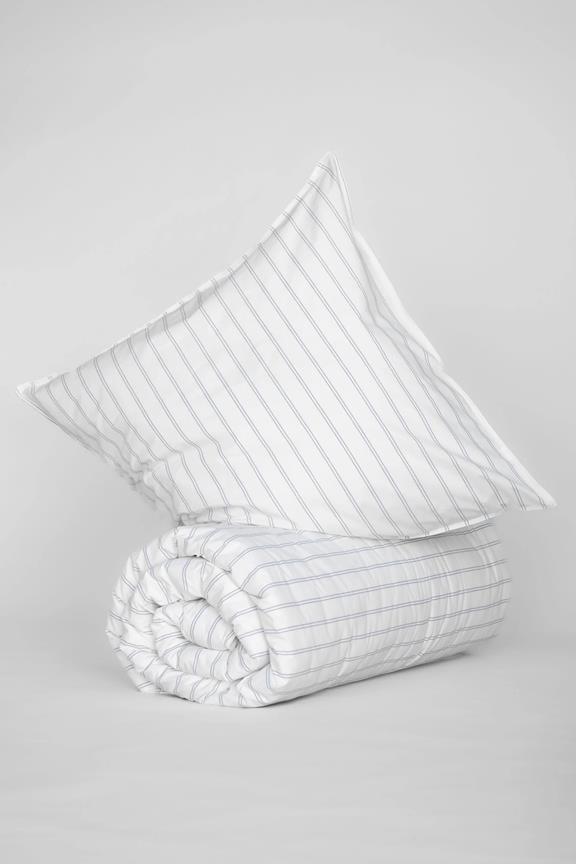 Bettwäscheset Bhanu Streifen Weiß & Blau