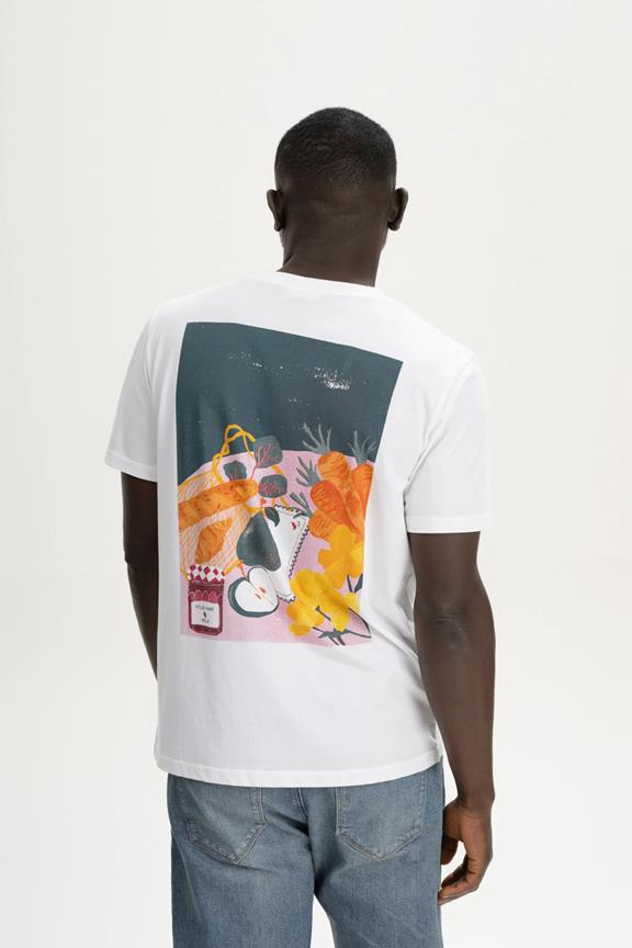 T-Shirt Artist Edition Atelier Mave White Print Picnic