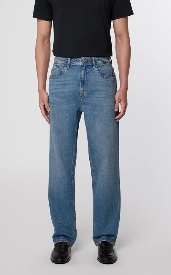 Jeans Vega Relaxed Straight Vintage  Blauw