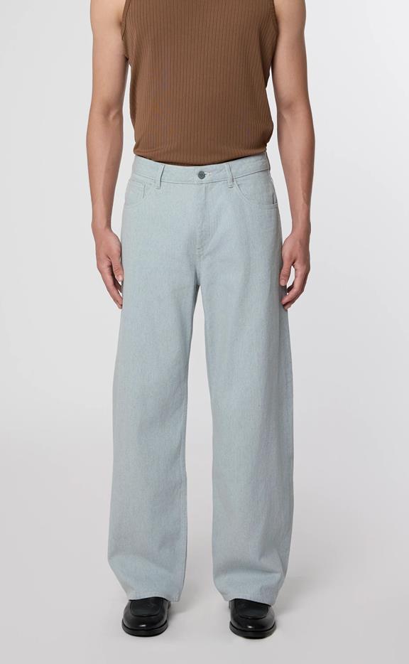 Jeans Ash Barrel Leg, Gerecycled Blauw