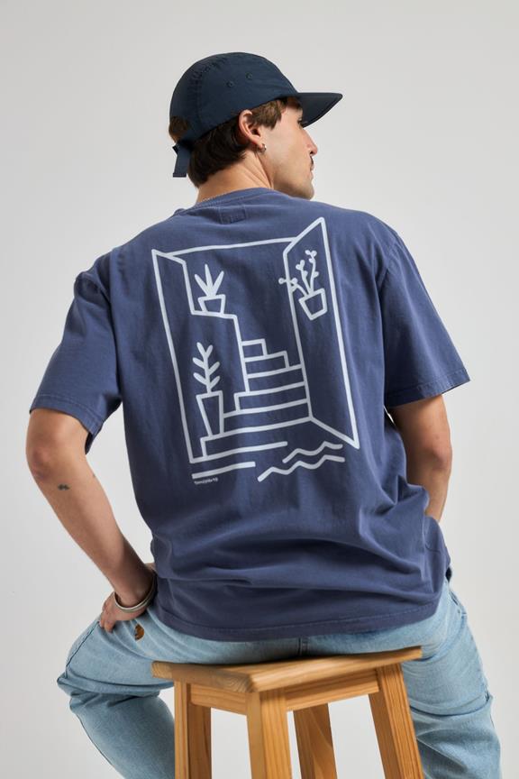 T-Shirt Sant Miquel Dome Blau