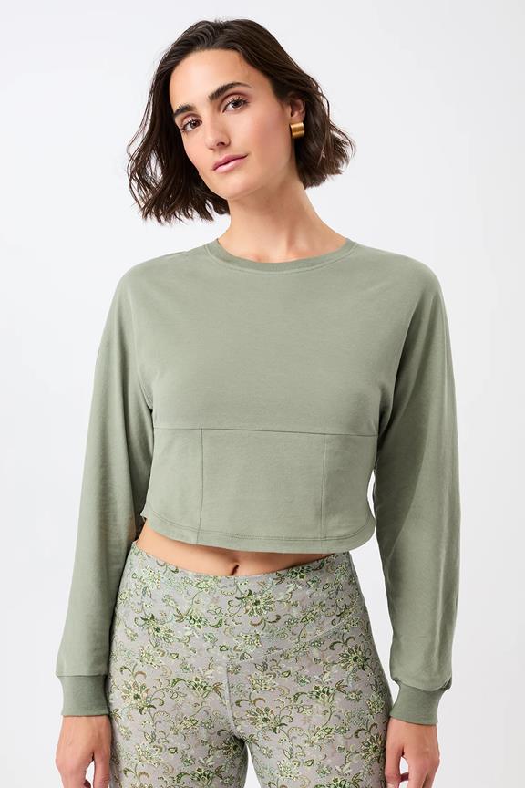 Sweater Soft Charcoal Green