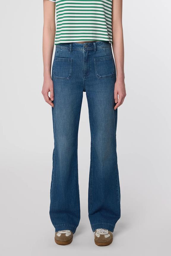  Jeans Dew Flared Sailor Vintage Blau