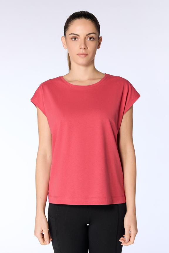 T-Shirt Oversize Kardinal Rot