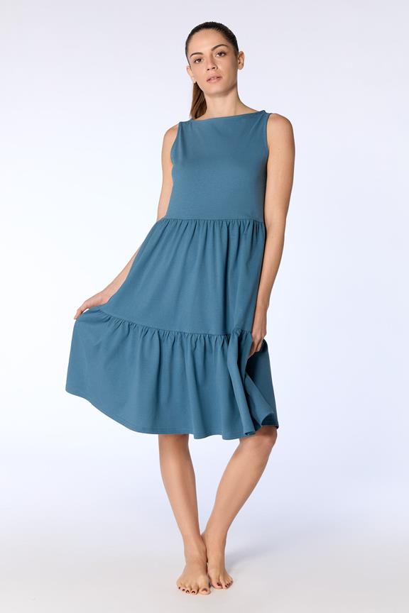 Kleid Ruffled Alpine Grey