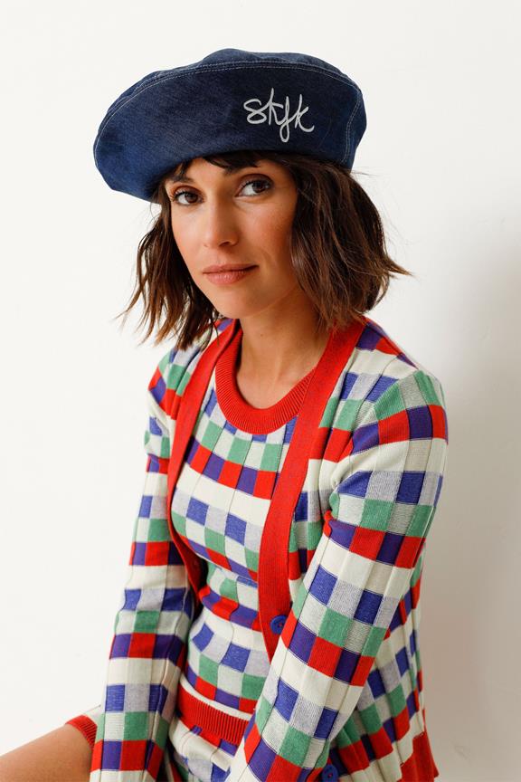 Baskenmütze Txapel Blue