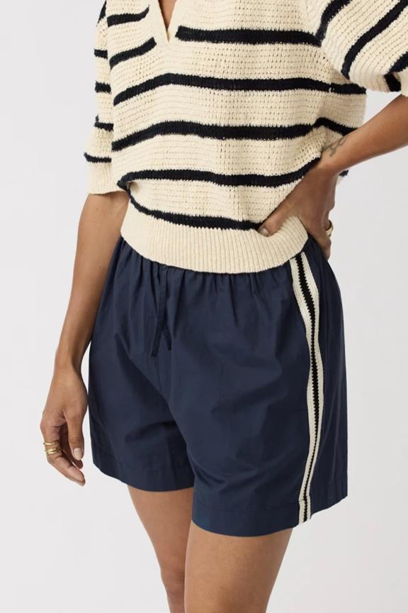 Shorts Pfingstrose Tape Navy