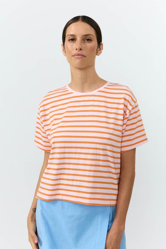 T-Shirt Isquia Stripes Orange