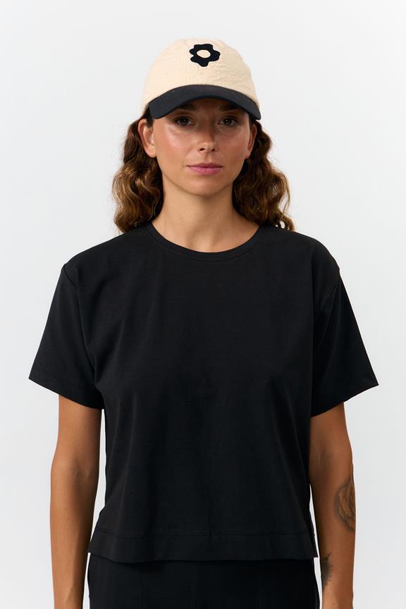 Mütze Aura Bicolor Beige/Schwarz