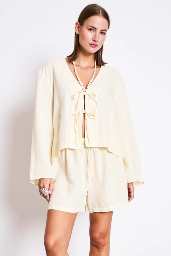 Blouse Skagen Lichtgeel