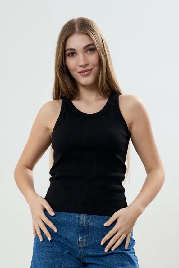 Zwarte Tanktop