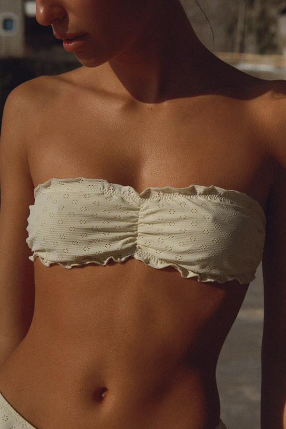Bikinioberteil Sally Bandeau Ecru Bikinioberteil Sally Bandeau Ecru