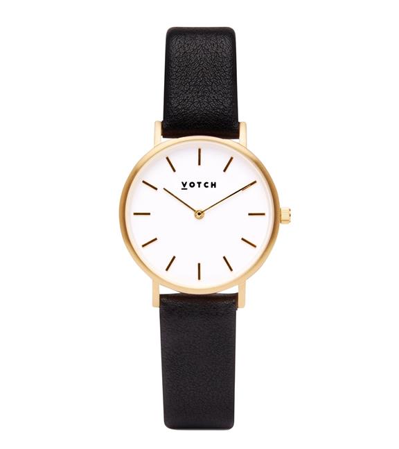 Horloge Petite Goud & Zwart - Wit