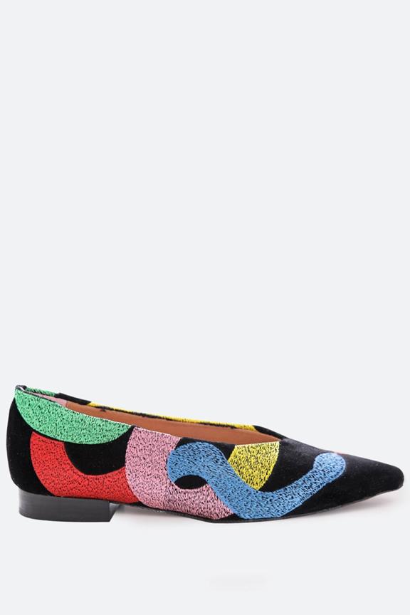 Ballerina Flats L'Âme De Colette Black