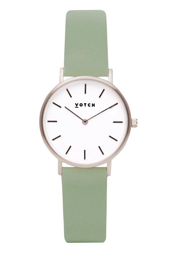Horloge Classic Petite Groen & Zilver