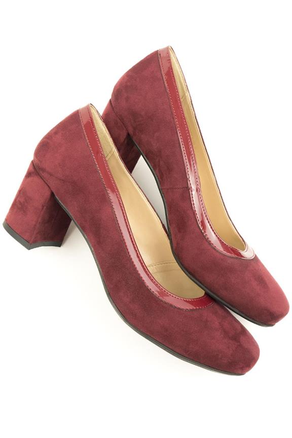 Tacchi A Blocco Rosso Scuro