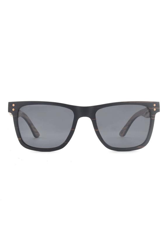 Wooden Veneer Sunglasses Benja Ebony