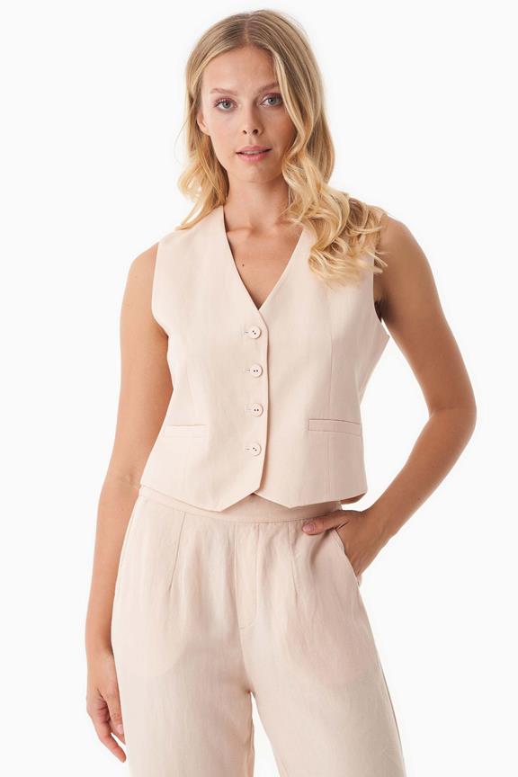 Weste Soft Beige