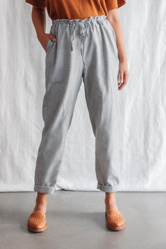 Broek Kaveri Lichtgrijs