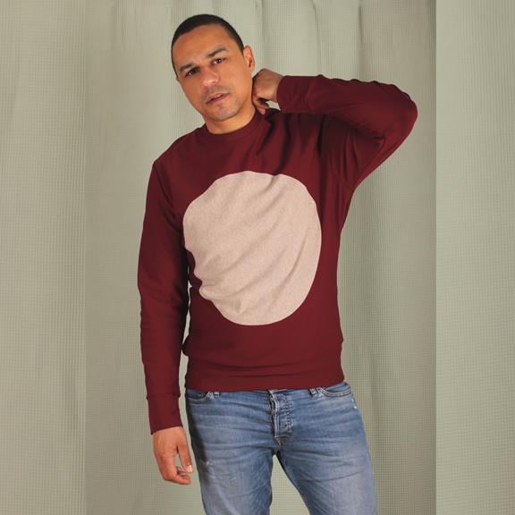 ManduTrap Sweatshirt Junho Wijnrood / Zand