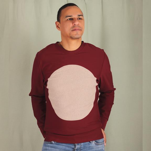 ManduTrap Sweatshirt Junho Wijnrood / Zand