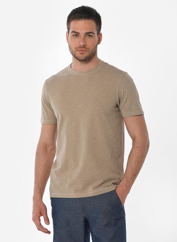 ORGANICATION T-Shirt Natuurlijk Lichtbruin