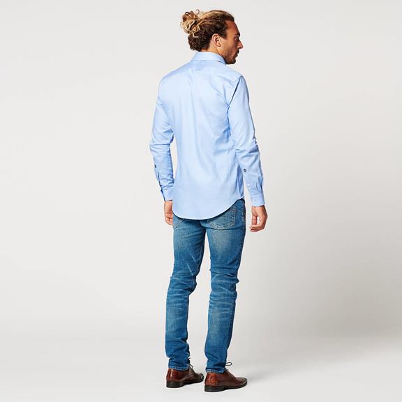 SKOT Hemd Slim Fit Kreisförmig Blau