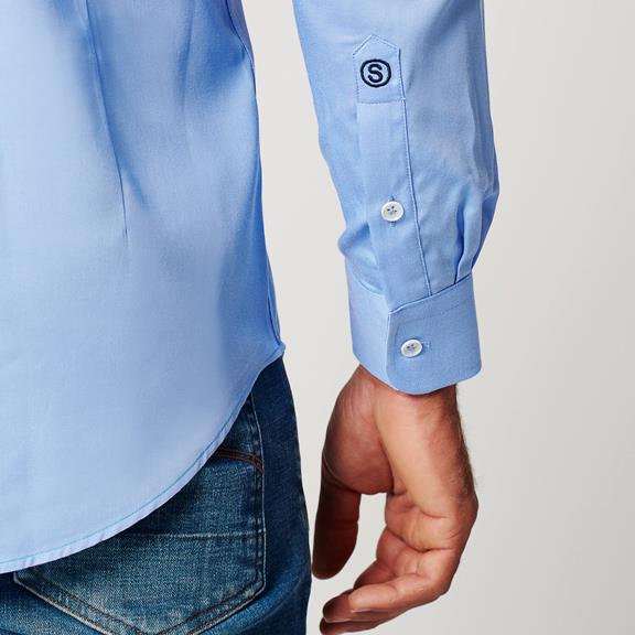 SKOT Hemd Slim Fit Kreisförmig Blau