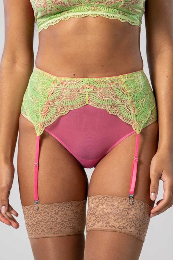 Suspender Bright Lime Green