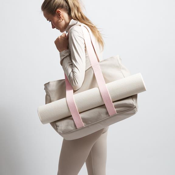Souleway Yoga Tote Sand/Pink