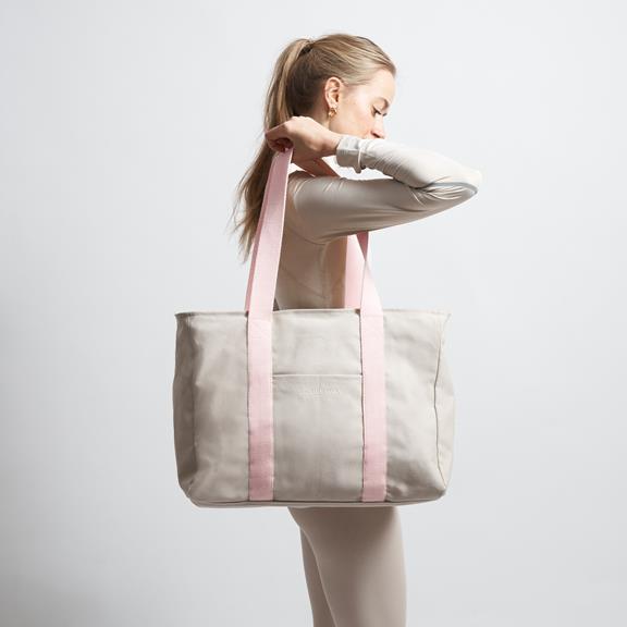 Souleway Yoga Tote Sand/Pink