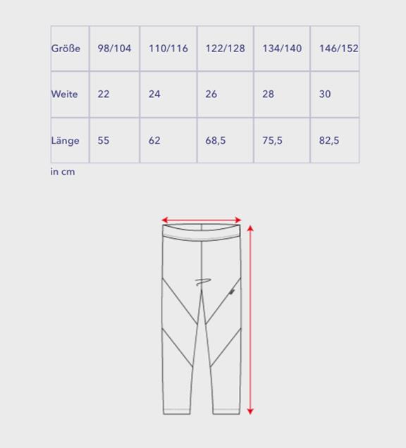 Inaska Leggings Uv Protection Dark Blue Colored