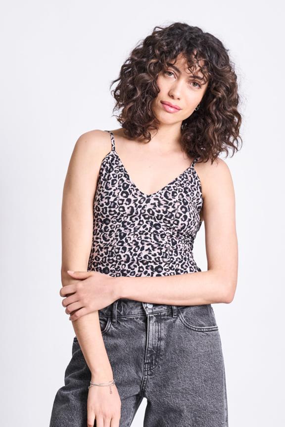 Top Matilda Leo-Print