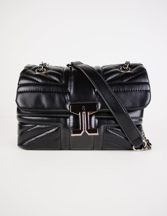Blue District Bag Vaska Vegan Leather Onyx Black