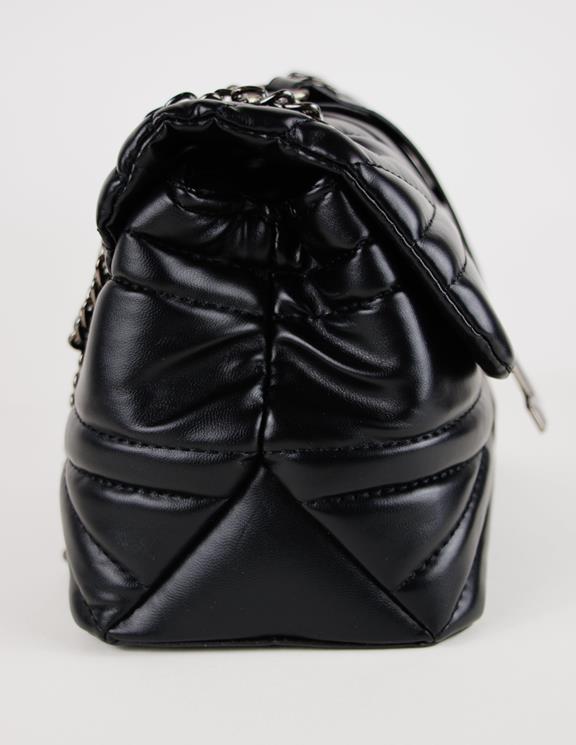 Blue District Bag Vaska Vegan Leather Onyx Black