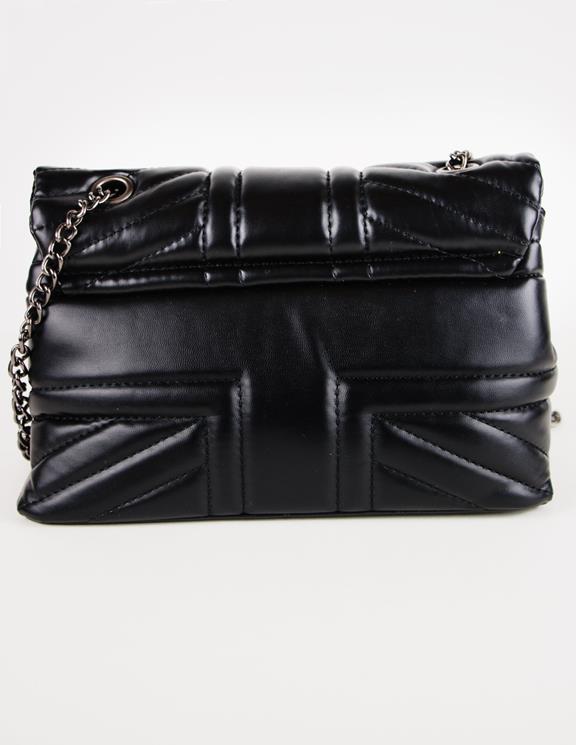 Blue District Bag Vaska Vegan Leather Onyx Black