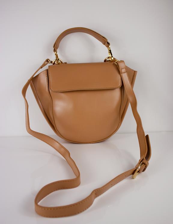 Blue District Bag Cerium Vegan Eco-Leather Caramel Brown