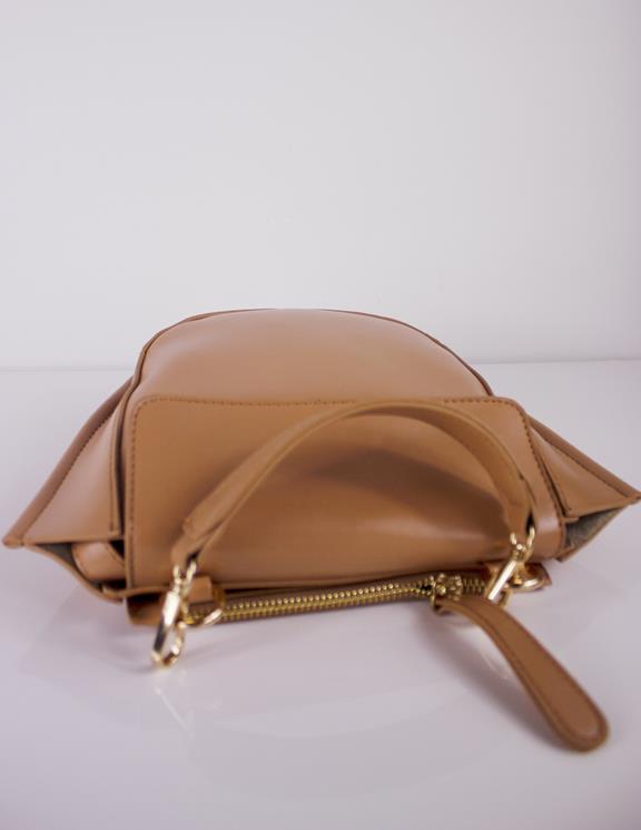 Blue District Bag Cerium Vegan Eco-Leather Caramel Brown