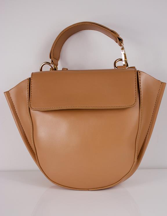 Blue District Bag Cerium Vegan Eco-Leather Caramel Brown