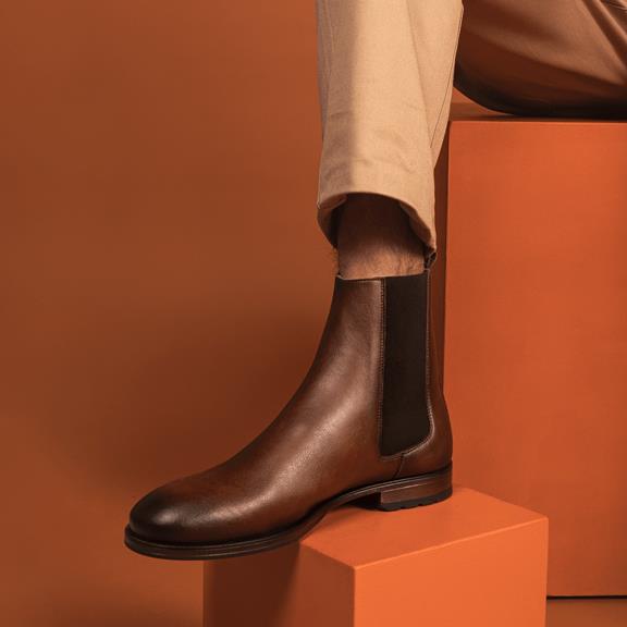 NAE Chelsea Boots Basti Braun