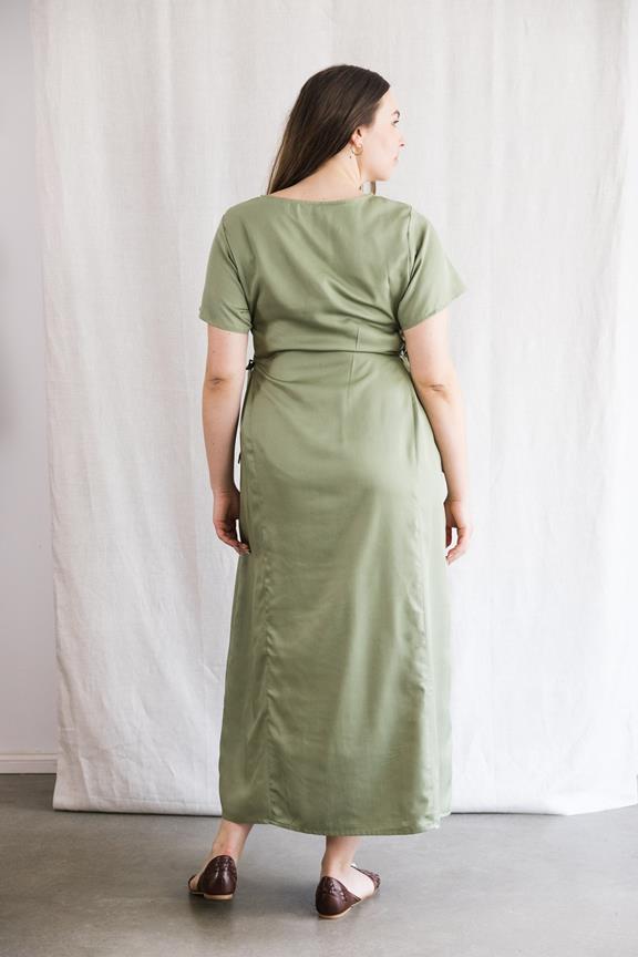 Jyoti Fair Works Kleid Ishani Matcha Grün