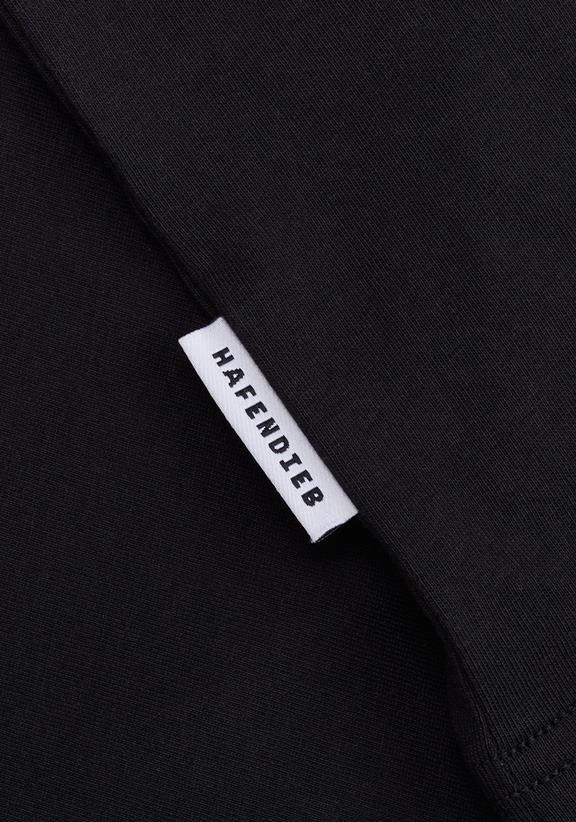 Hafendieb T-Shirt Blanko Zwart