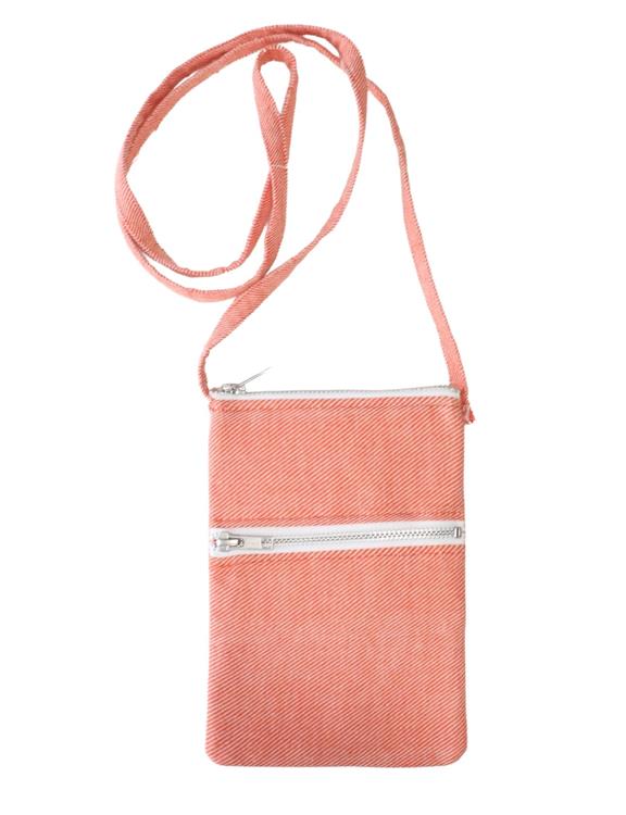 Passion Lilie Crossbody Bag Compact Travel Coral