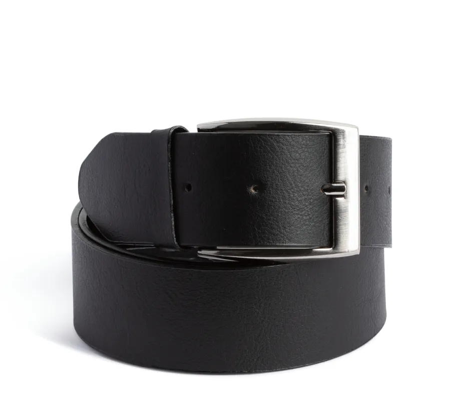 VE-Lifestyle Gürtel Theo Jeans Schwarz/Silber