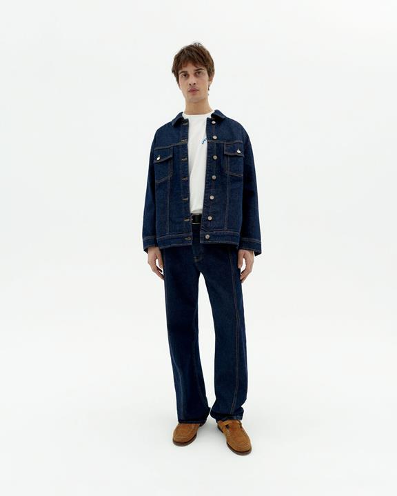 Thinking MU Denim-Hose Rainn Medium Wash Blau 