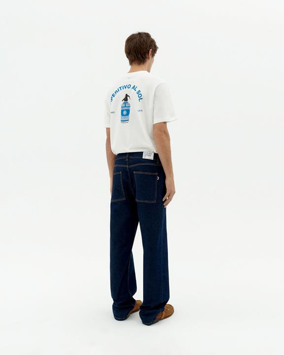 Thinking MU Denim-Hose Rainn Medium Wash Blau 