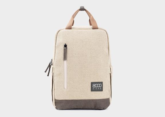 8000kicks Backpack Small Beige And Green