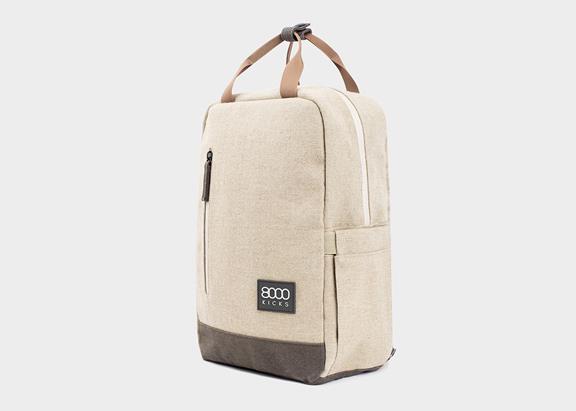 8000kicks Backpack Small Beige And Green