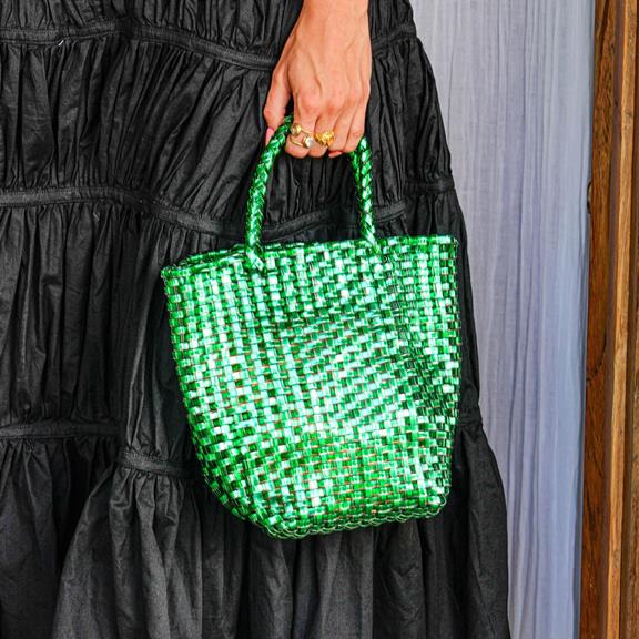 BRUNNA.CO Bag La Tote Metallic Green